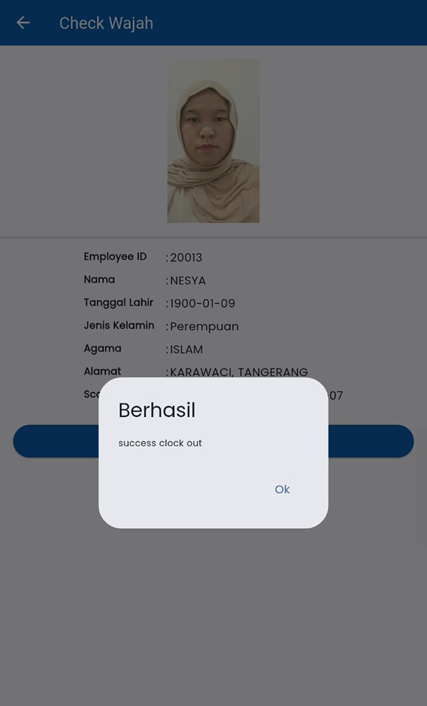 Data Karyawan Absen Keluar 2