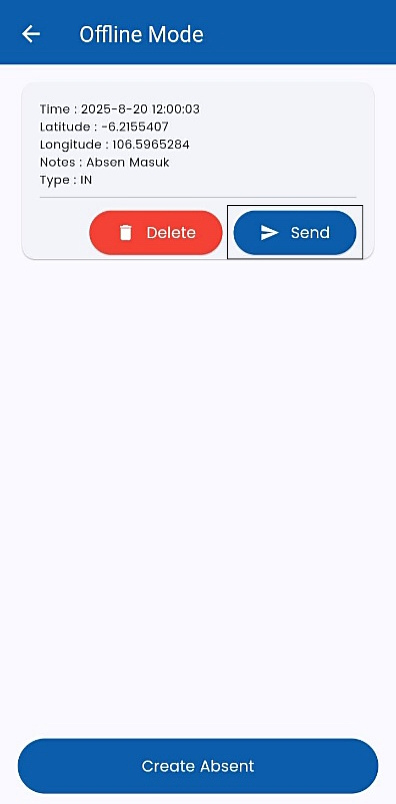 Fitur Attendance List