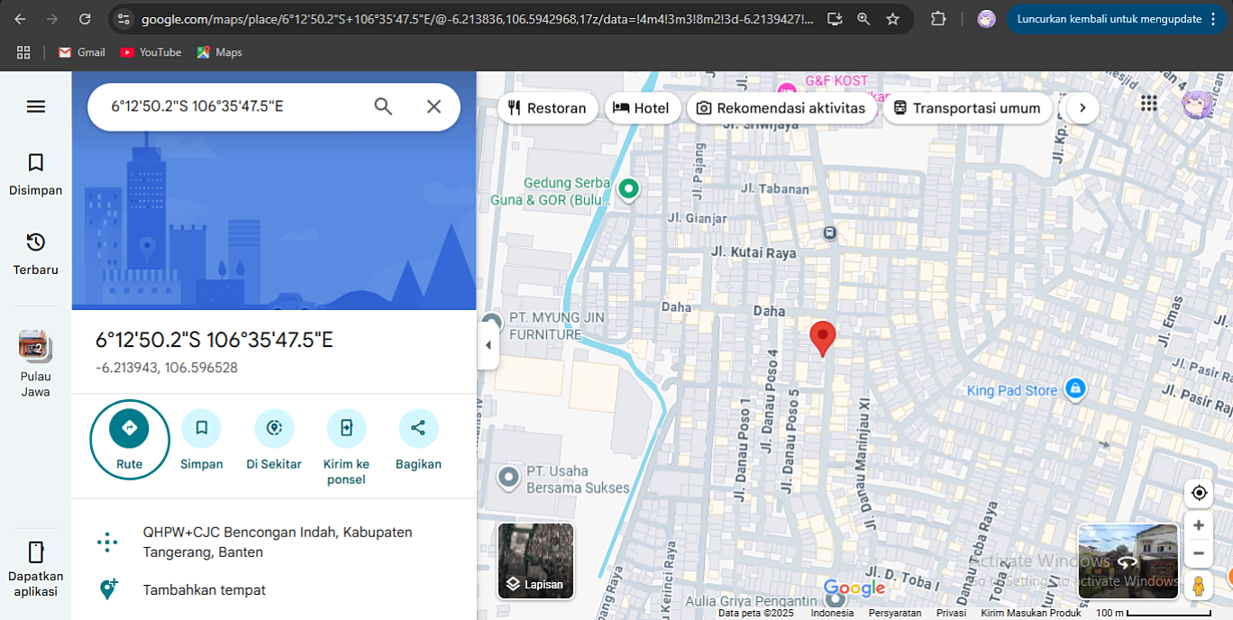 Fitur Attendance Maps