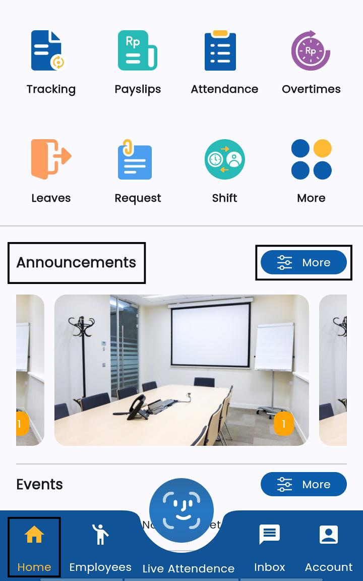 Fitur Manage Announcement