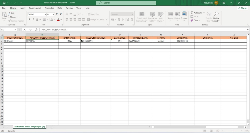 Fitur Manage Employee