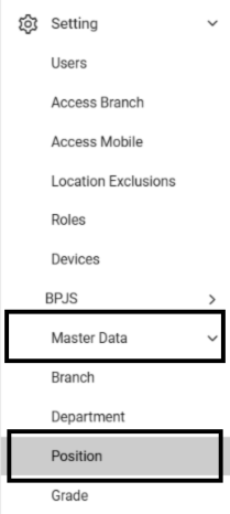 Fitur Manage Position