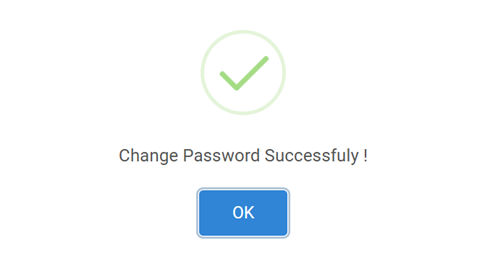 Notifikasi Password Berhasil Diubah